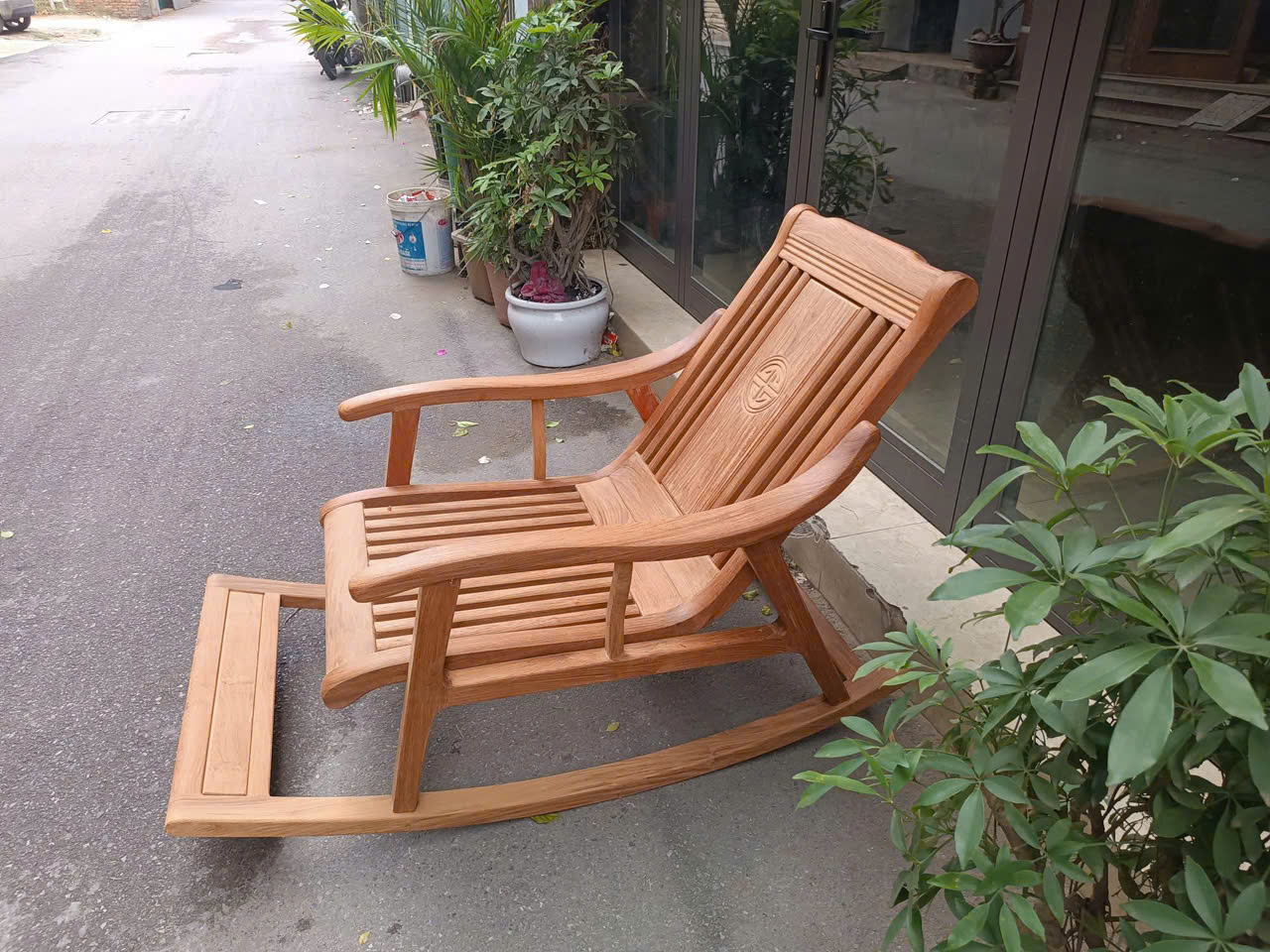 Bản vẽ Ghế Bập Bênh Thư Giãn